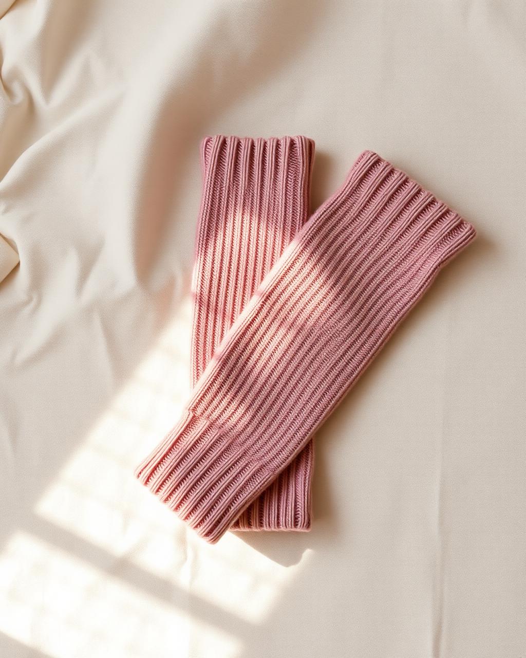 Bloch Ribbed Legwarmers — Dusty Rose